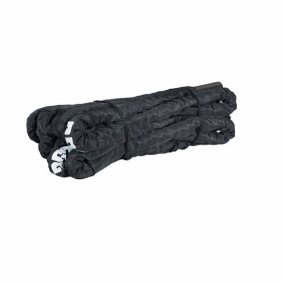 LINA BATTLE ROPE Z METALOWYMI UCHWYTAMI 9M BLACK PROUD