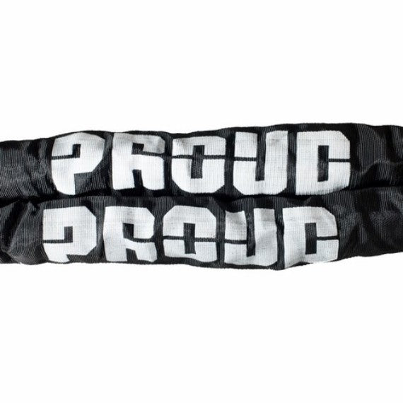 LINA BATTLE ROPE Z METALOWYMI UCHWYTAMI 9M BLACK PROUD