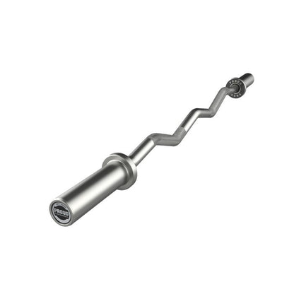 GRYF OLIMPIJSKI TRENINGOWY ŁAMANY CURL SILVER PROUD