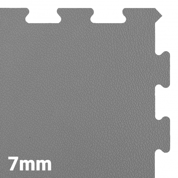 PODŁOGA GUMOWA ELITE PUZZLE GREY PROUD