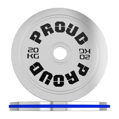 OBCIĄŻENIE OLIMPIJSKIE STALOWE KALIBROWANE 0,25-25KG PROUD