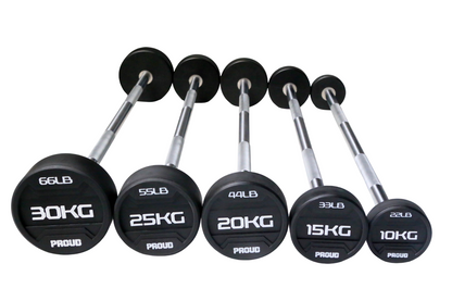 SZTANGA PROSTA POLIURETANOWA PROUD ZESTAW 10-30KG