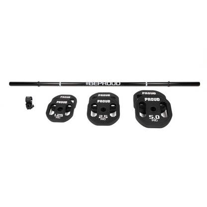 SZTANGA TYPU BODY PUMP POLIURETANOWA BLACK PROUD