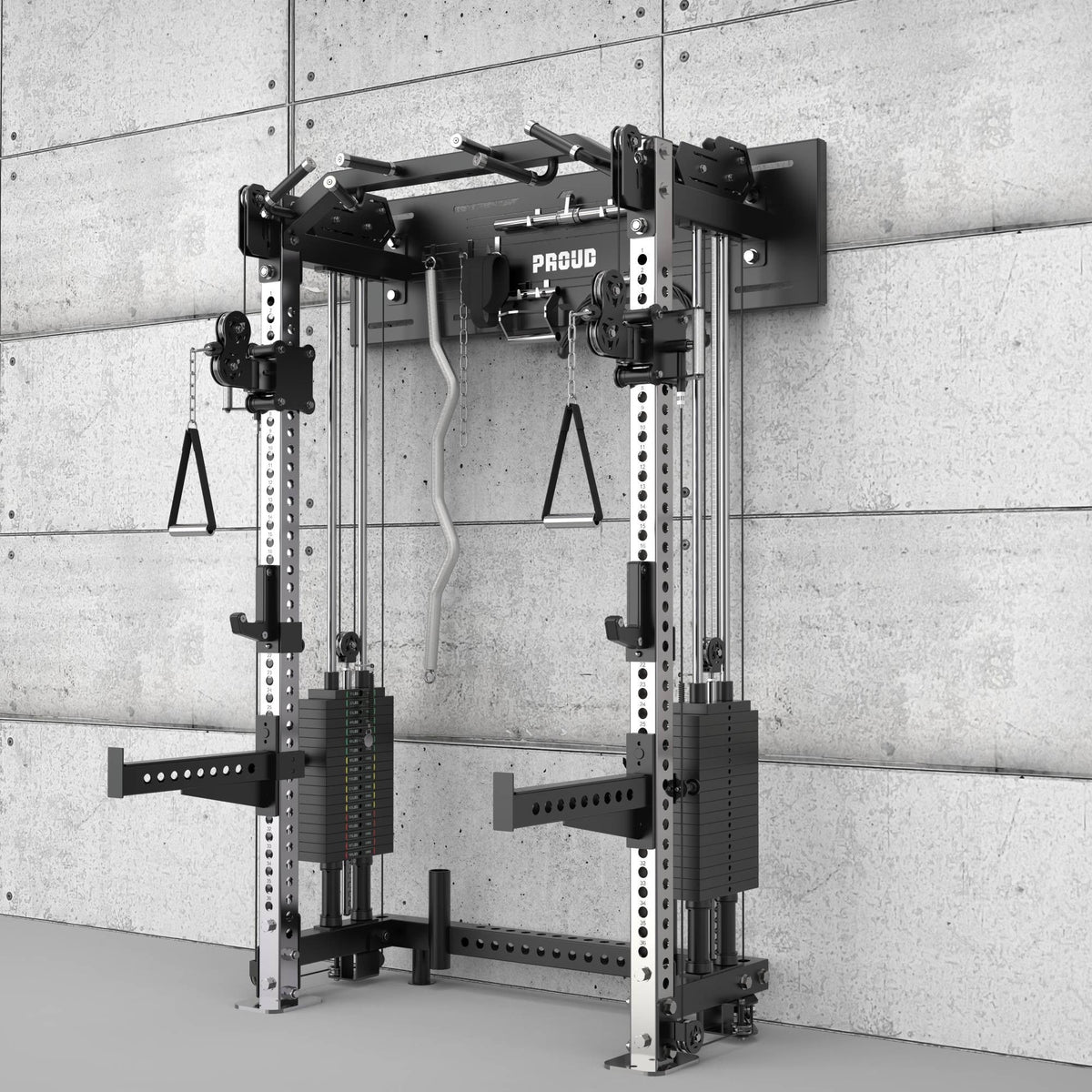 WALL RACK BRAMA TRENINGOWA Z PODWÓJNYM WYCIĄGIEM PROUD EDGE