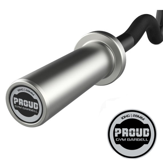 GRYF OLIMPIJSKI TRENINGOWY MOCNO ŁAMANY SUPER CURL BLACK PROUD