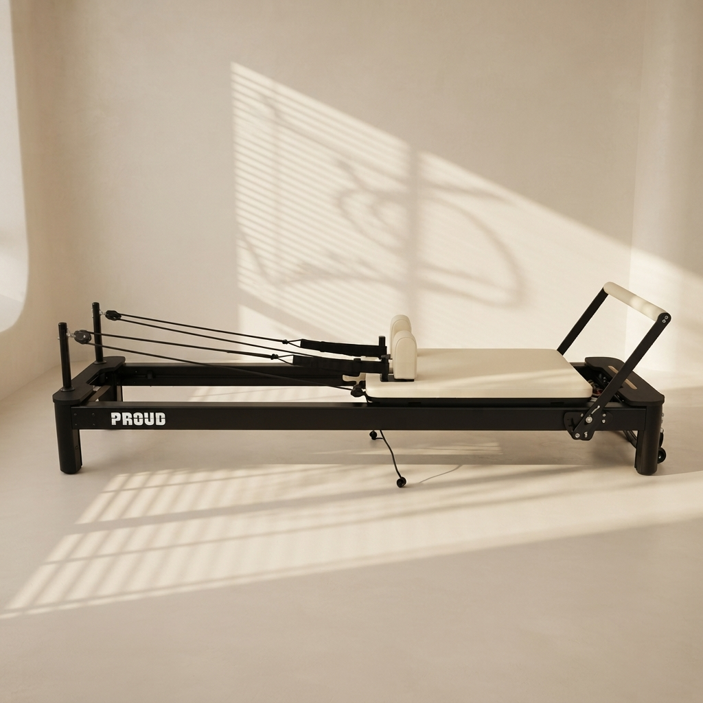 REORMER DO PILATESU KREMOWY PROUD AXIS