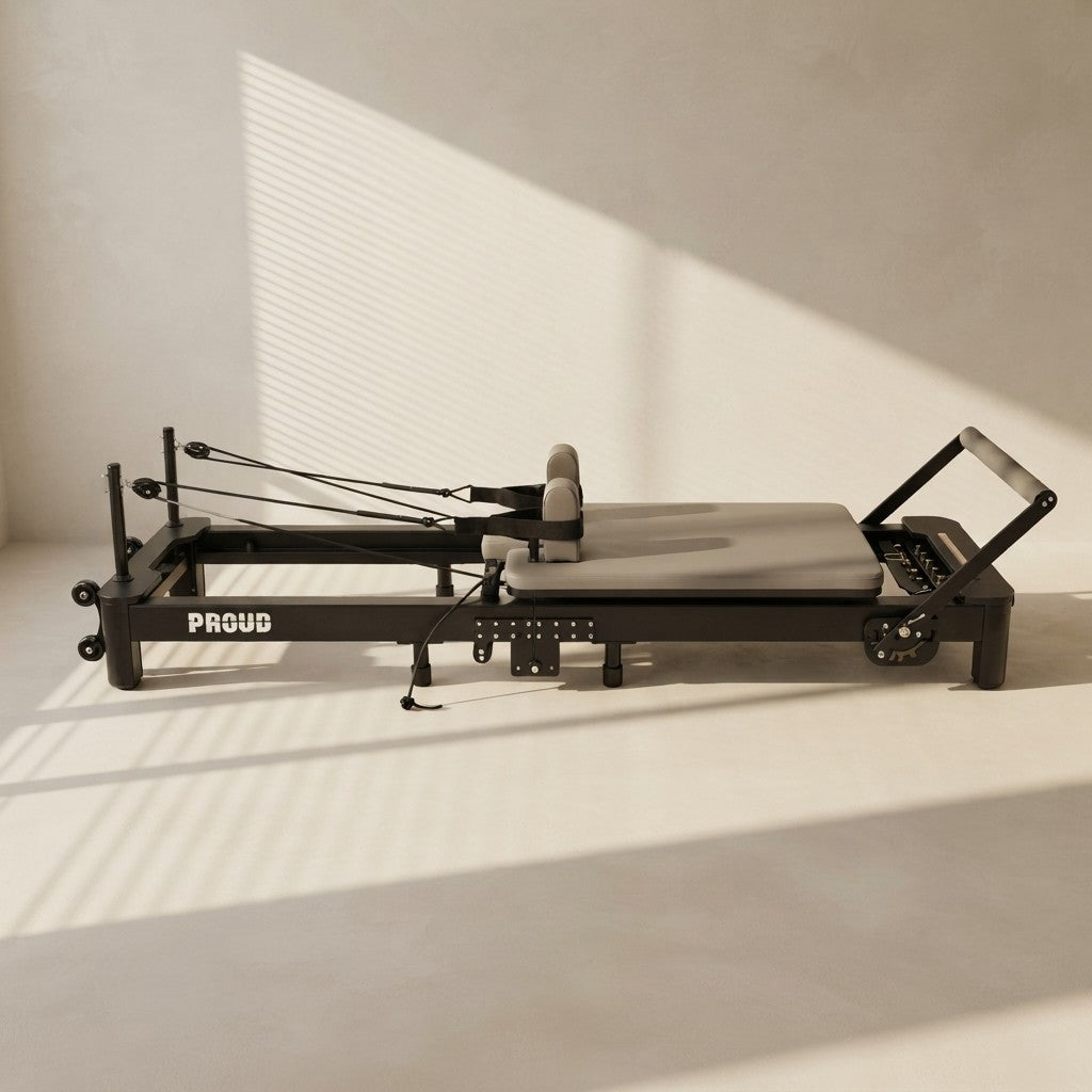 SKŁADANY REFORMER DO PILATESU MOKKA PROUD AXIS