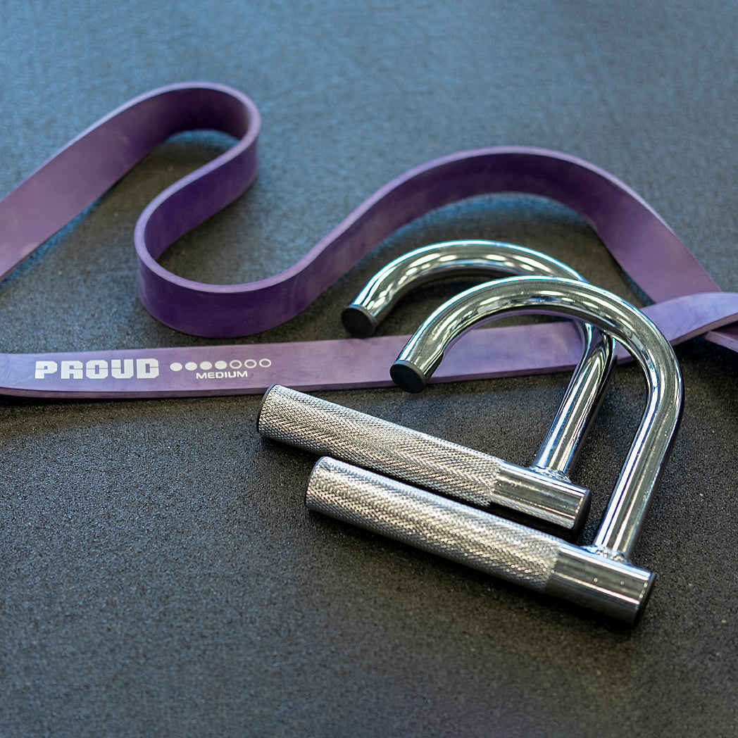 UCHWYTY CHROMOWANE DO POWER BAND PROUD