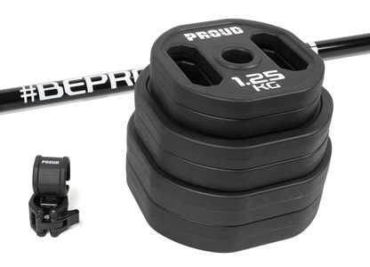SZTANGA TYPU BODY PUMP POLIURETANOWA BLACK PROUD