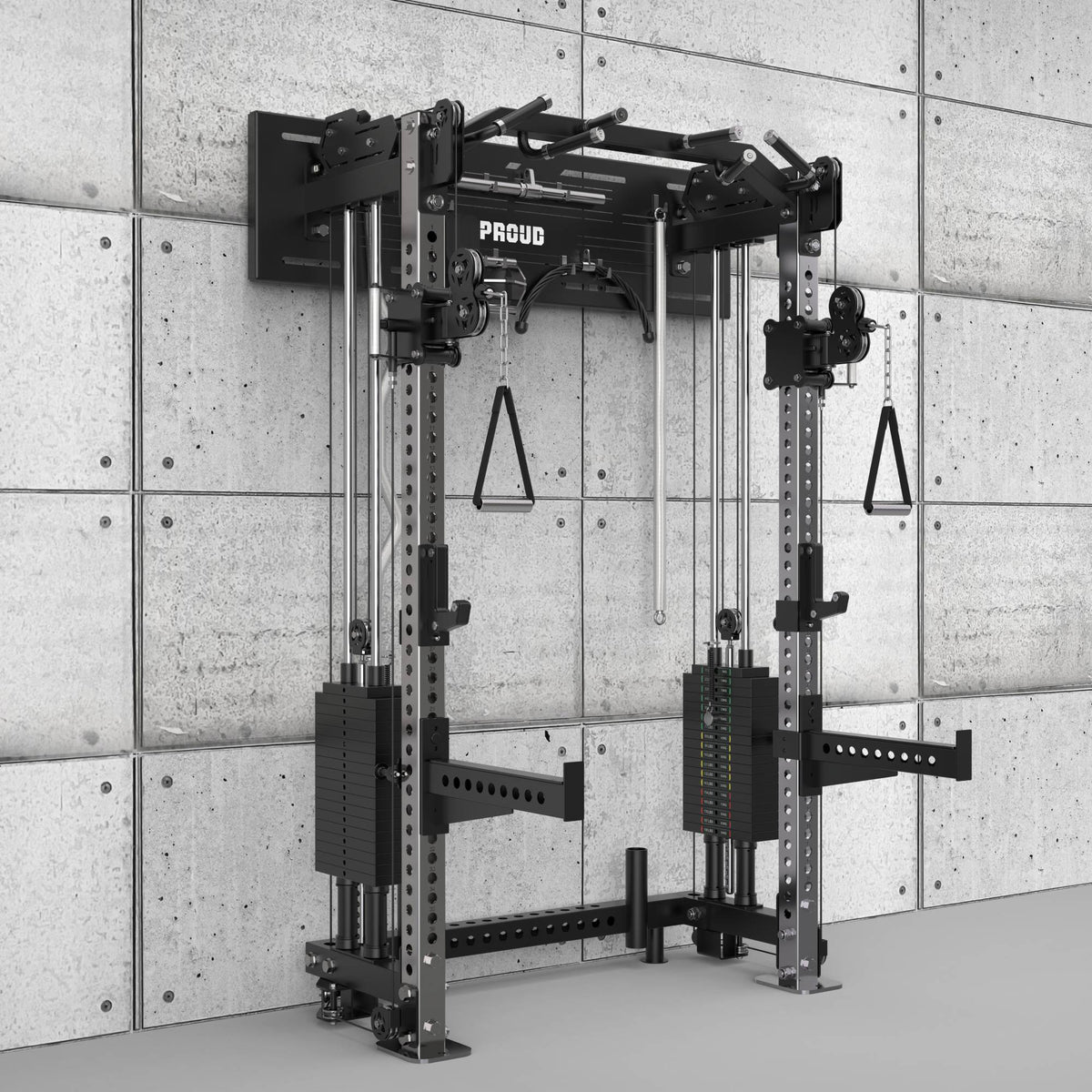 WALL RACK BRAMA TRENINGOWA Z PODWÓJNYM WYCIĄGIEM PROUD EDGE