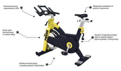 ROWER SPINNINGOWY ELITE PROUD LEAD PL850U
