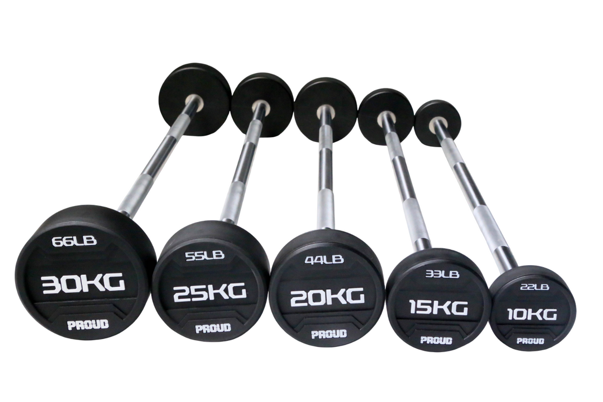 SZTANGA PROSTA POLIURETANOWA PROUD ZESTAW 10-30KG