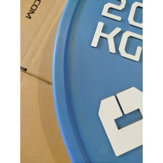 OBCIĄŻENIE OLIMPIJSKIE BUMPER COMPETITION COLOR 20KG PROUD - OUTLET