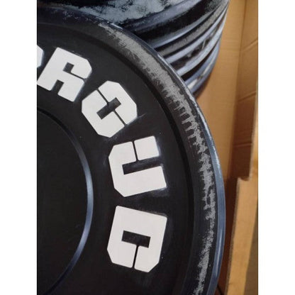 OBCIĄŻENIE OLIMPIJSKIE BUMPER TRAINING BLACK 15KG PROUD - OUTLET