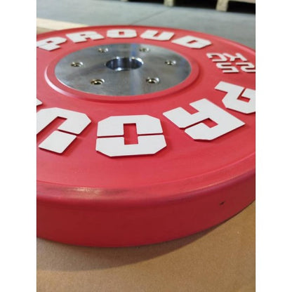 OBCIĄŻENIE OLIMPIJSKIE BUMPER COMPETITION COLOR 25KG PROUD - OUTLET