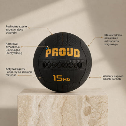 PIŁKA LEKARSKA WALL BALL PROUD 3.0